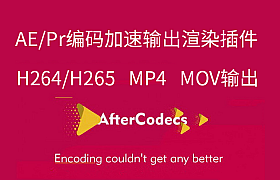 AE/PR/AME插件-特殊编码加速输出渲染 AfterCodecs v1.10.9 Win-小新卖蜡笔